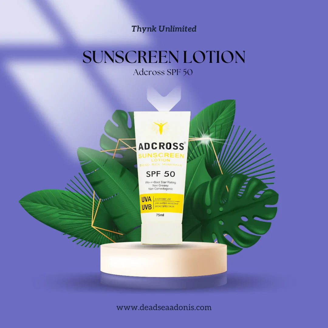 Protect Your Skin with ADCROSS SPF 50 Sunscreen Lotion